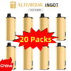 Alibarbar Ingot 9000 puffs-20 pack Multiple flavors(Ship from China) import placeholder for 28195