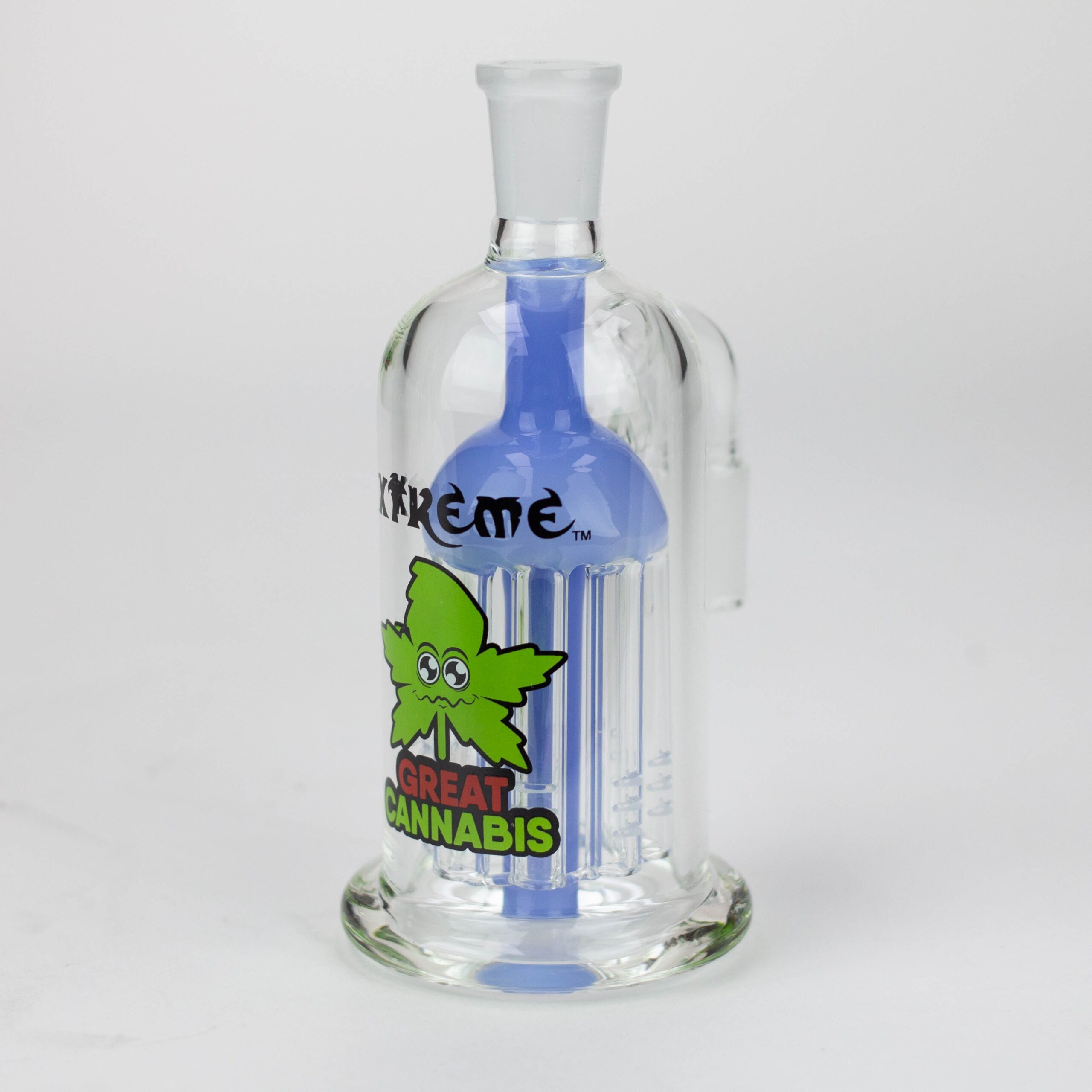 xtreme 5" glass bong tree arms diffuser ash catcher xtreme 5" glass bong tree arms diffuser ash catcher