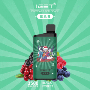 iget bar black forest 3500 puffs disposable vape