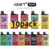 IGET Bar 3500 Puffs- 10 pack Multiple flavors import placeholder for 26575
