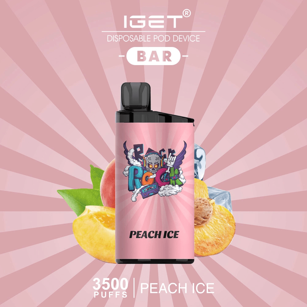 iget bar peach ice 3500 puffs disposable vape iget bar peach ice 3500 puffs disposable vape