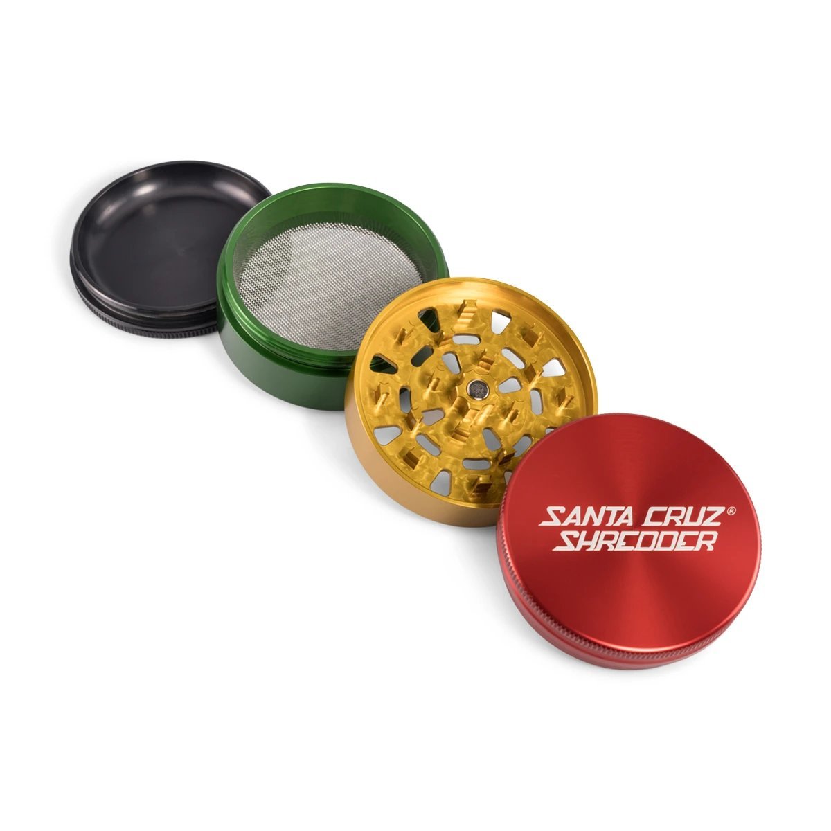 santa cruz shredder 4 piece grinder choose small, medium or large santa cruz shredder 4 piece grinder choose small, medium or large