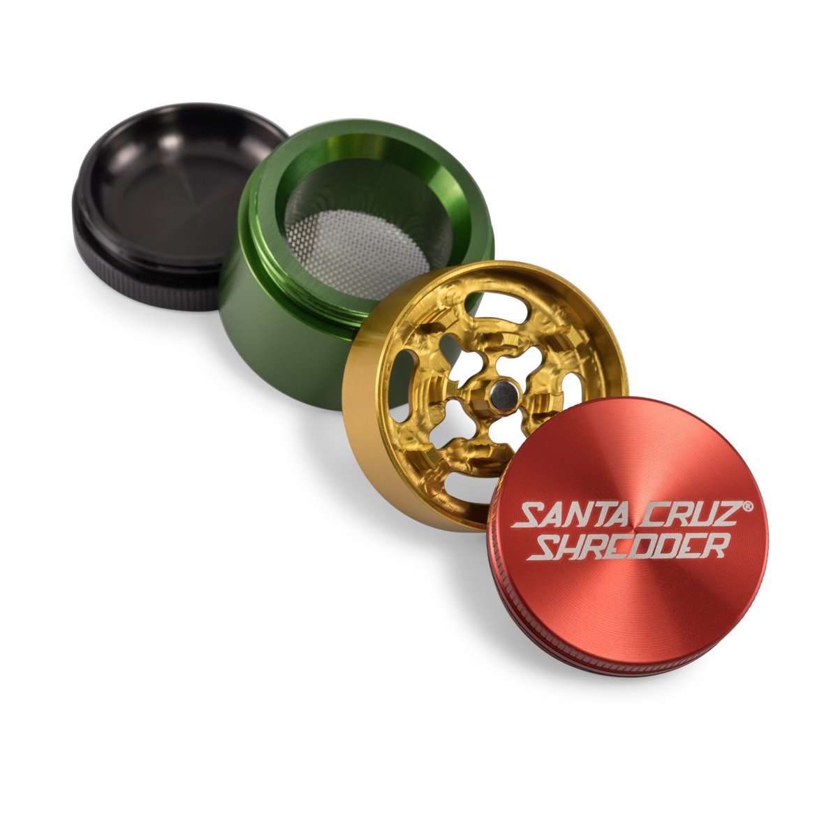 santa cruz shredder 4 piece grinder choose small, medium or large santa cruz shredder 4 piece grinder choose small, medium or large