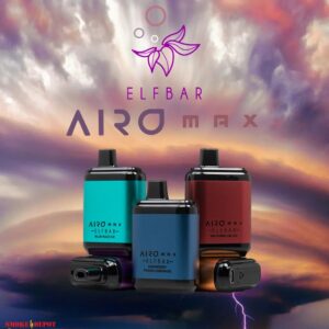 elf bar airo max 5000 puffs bold 50 guava ice