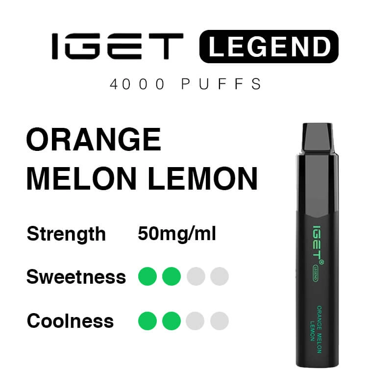 iget legend 4000 puffs orange melon lemon iget legend 4000 puffs orange melon lemon