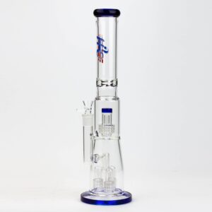 17.5 inches h2o glass water bong with shower head percolator