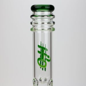 17 inches h2o glass water bong with double layer honeycomb