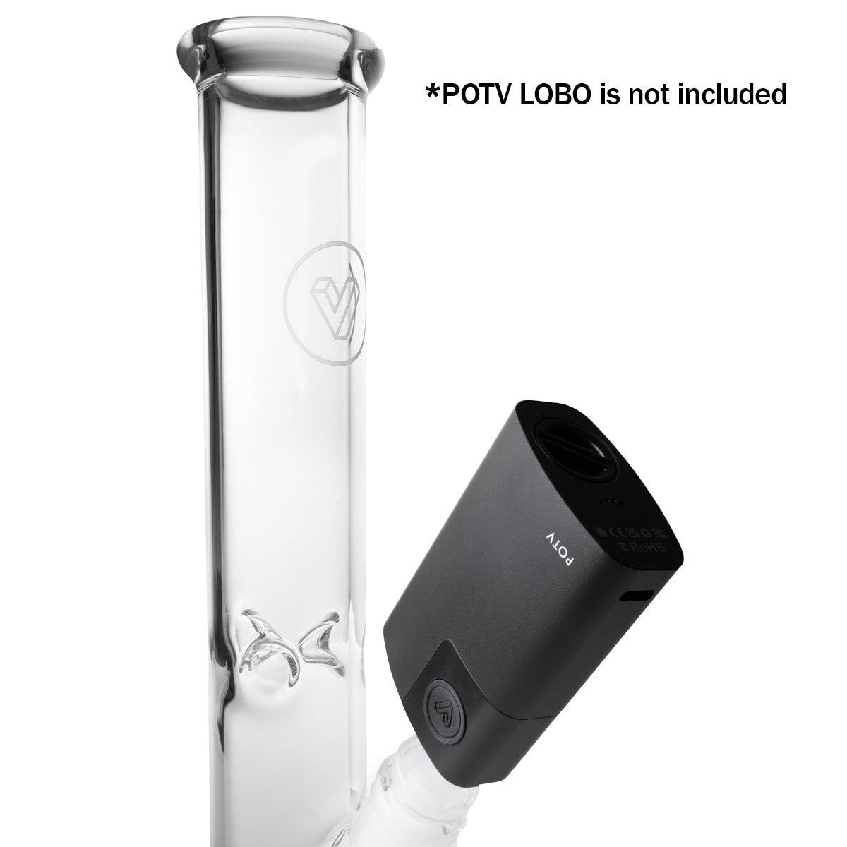 potv straight tube glass bubbler potv straight tube glass bubbler