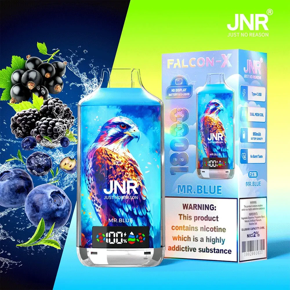 jnr falcon x 18000 puffs 30 pack (ship from oversea) jnr falcon x 18000 puffs 30 pack (ship from oversea)