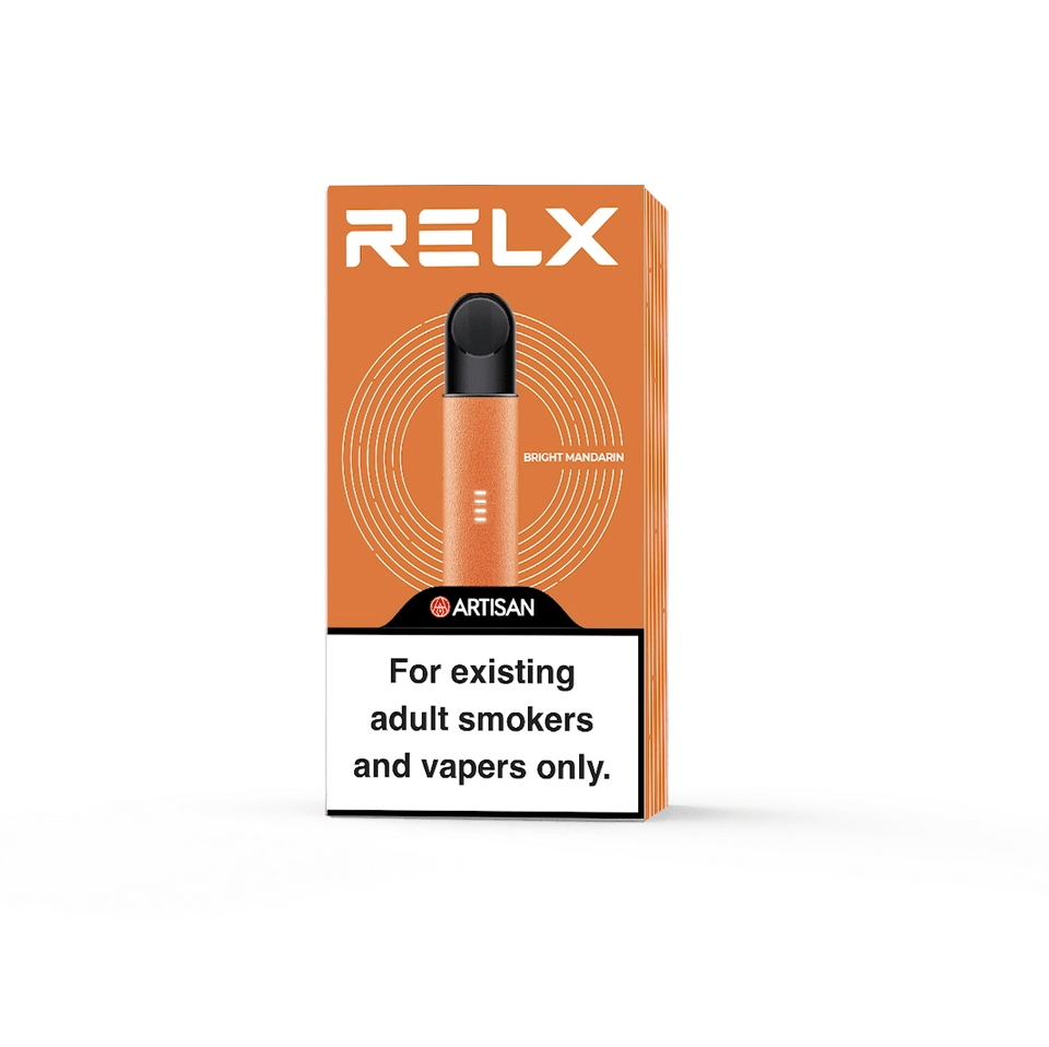 relx artisan device bright mandarin relx artisan device bright mandarin